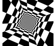 Coloriage et dessins gratuit Illusion d'optique qui vous confus à imprimer