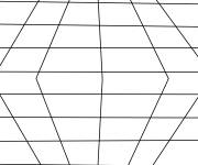 Coloriage Illusions d'optique 3D