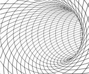Coloriage Illusions d'optique adulte