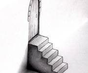 Coloriage Illusions d'optique au crayon