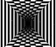 Coloriage Illusions d'optique de cycle infinis