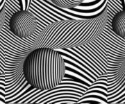 Coloriage Illusions d'optique en espace des plan&egrave;tes