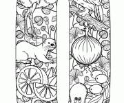 Coloriage Illusions d'optique en lettre O