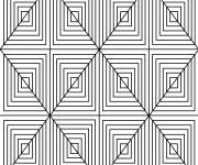Coloriage et dessins gratuit Illusions d'optique en ligne à imprimer