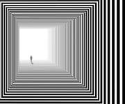 Coloriage Illusions d'optique et l'espace gigantesque