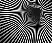 Coloriage Illusions d'optique marcher dans le tunnel