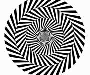Coloriage Illusions d'optique sph&egrave;re et cycle