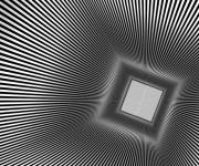 Coloriage Illusions d'optique tunnel carr&eacute;s