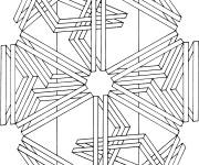 Coloriage Image Illusion d'optique difficile