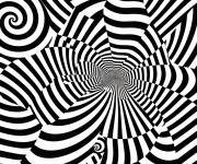 Coloriage Super illusion optique