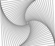 Coloriage Type d'Illusion d'optique