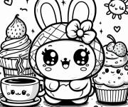 Coloriage Lapin kawaii Disney