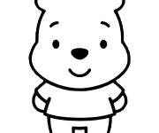 Coloriage Mod&egrave;le Winnie kawaii