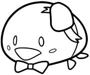 Coloriage Tsum Tsum Donald Duck de Disney