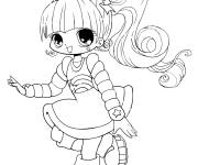 Coloriage Chibi Kawaii Manga