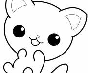 Coloriage  Kawaii Animal mignon