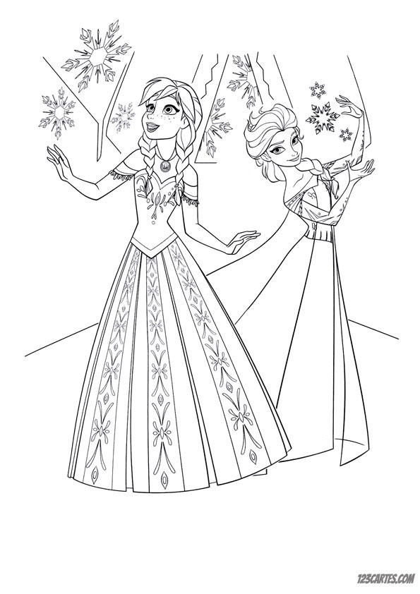 Coloriage En Ligne Reine Des Neige