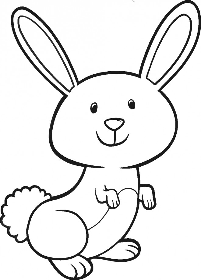 imprimer Coloriage Lapin Aperçu – Lesgenissesdanslmais