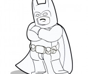 Coloriage et dessins gratuit Lego Batman croisant les bras à imprimer