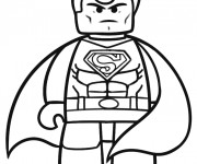 Coloriage Lego Super Man