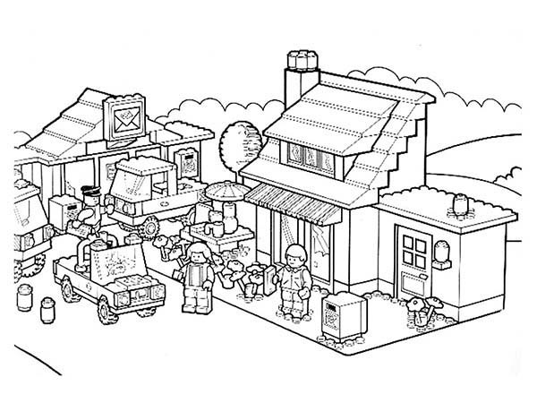 Coloriage et dessins gratuits La Vie de Lego City à imprimer