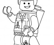 Coloriage Lego City Emmet