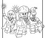 Coloriage Lego City Personnages pour enfant