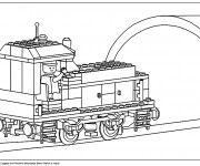 Coloriage et dessins gratuit Lego City Train à imprimer