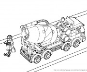 Coloriage Lego City Travaux