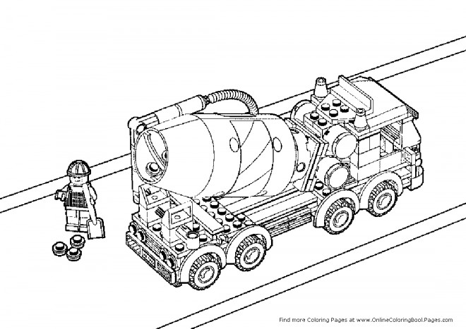 Coloriage Lego City Travaux Dessin Gratuit à Imprimer