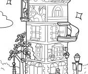 Coloriage Centre communautaire de Lego Friends &agrave; Heartlake City
