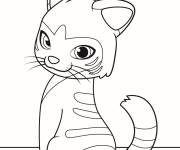 Coloriage Chat Chico de Lego Friends