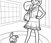 Coloriage Dessin anim&eacute; de St&eacute;phanie et Dash
