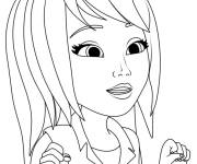 Coloriage Emma de lego Friends d&eacute;taill&eacute;