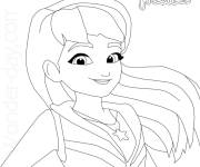 Coloriage Fille St&eacute;phanie de Lego Friends