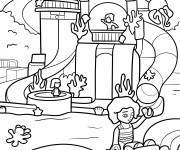Coloriage Heartlake City, la ville des amis Lego