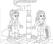 Coloriage Illustration Lego Friends