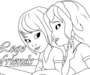 Coloriage Lego Friends d&eacute;taill&eacute;