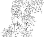 Coloriage Lego Friends film pour enfants