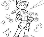Coloriage Lego Friends Olly