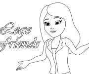 Coloriage Lego Friends poster