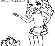 Coloriage Mia de Lego Friends en ligne