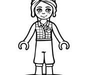 Coloriage Nova de Lego Friends