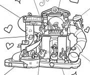 Coloriage Parc aquatique de Heartlake City de Lego Friends