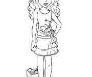 Coloriage et dessins gratuit Personnage de Lego Friends à imprimer