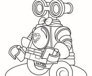 Coloriage Robot Zobo de Lego Friends