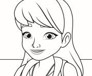 Coloriage St&eacute;phanie fille lego amusante