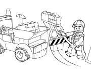 Coloriage Camion benne lego junior