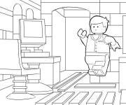 Coloriage et dessins gratuit Enfant Lego Junior &agrave; colorier à imprimer