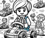 Coloriage Lego Junior imprimable